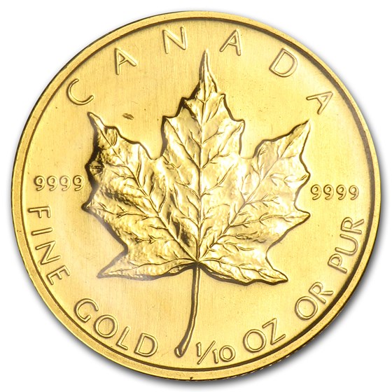 1986 Canada 1/10 oz Gold Maple Leaf BU 1986 Canada 1/10 oz Gold Maple Leaf BU